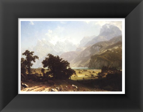 Framed Lake Lucerne Print