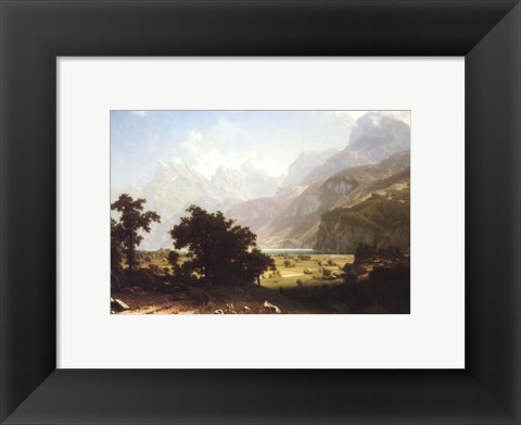 Framed Lake Lucerne Print