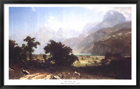 Framed Lake Lucerne Print