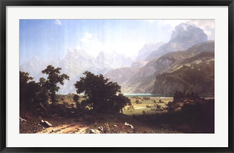 Framed Lake Lucerne Print