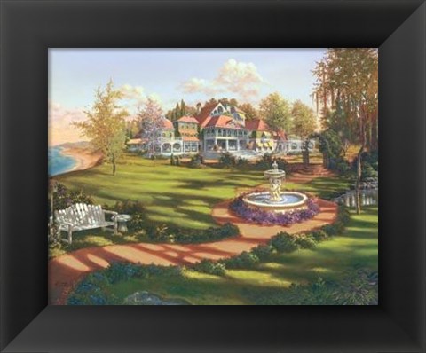 Framed Garden Cove Print