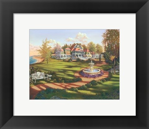 Framed Garden Cove Print