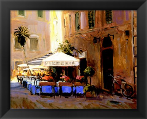 Framed Cafe Roma Print