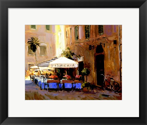 Framed Cafe Roma Print