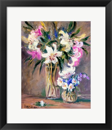 Framed Enchantment Lilies II Print