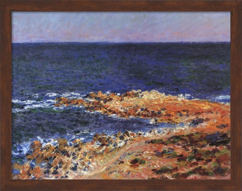 Framed Grande Bleue a Antibes, 1888 Print