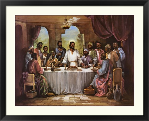 Framed Last Supper Print