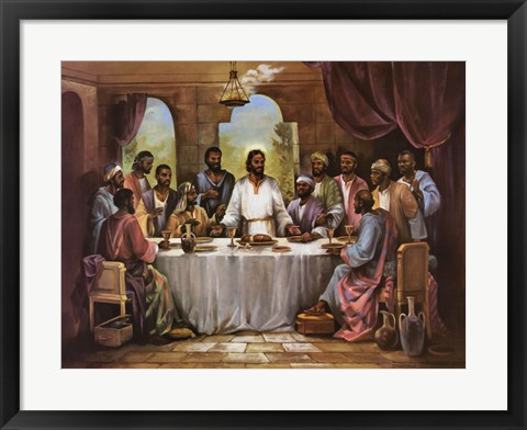 Framed Last Supper Print