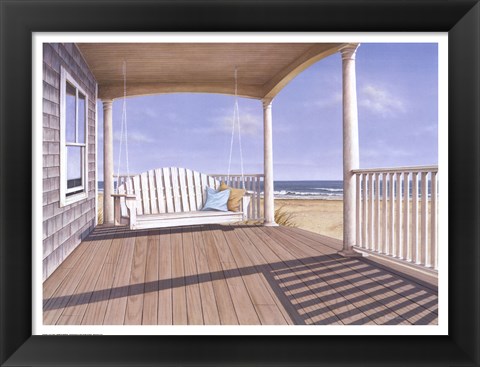 Framed Porch Swing Print