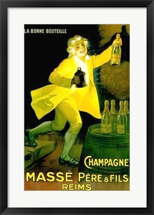 Framed Masse Pere and Fils Print