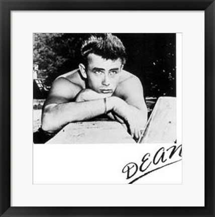 Framed James Dean Print