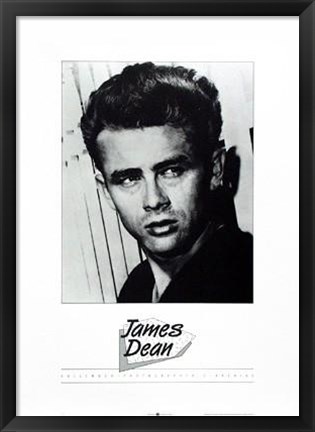 Framed James Dean Print