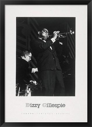 Framed Dizzy Gillespie Print