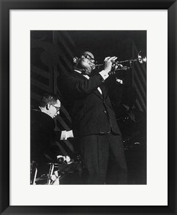 Framed Dizzy Gillespie Print