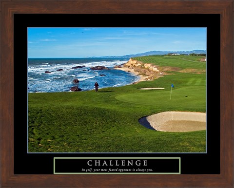 Framed Challenge - Golf Print