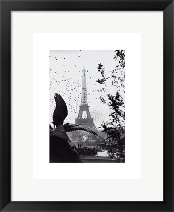 Framed Eiffel Tower Print