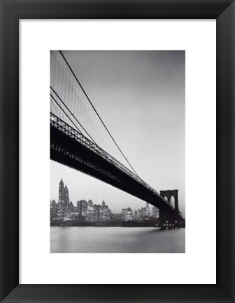 Framed Brooklyn Bridge Print