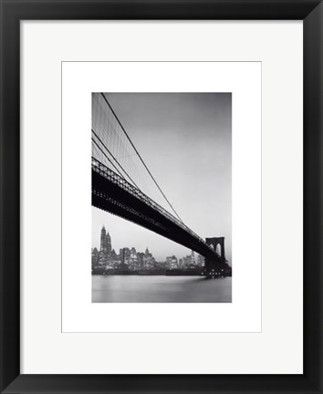 Framed Brooklyn Bridge Print