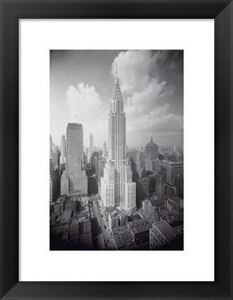 Framed Chrysler Building Print