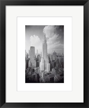 Framed Chrysler Building Print