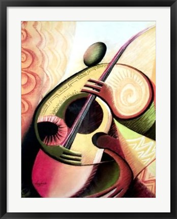 Framed Strings Print