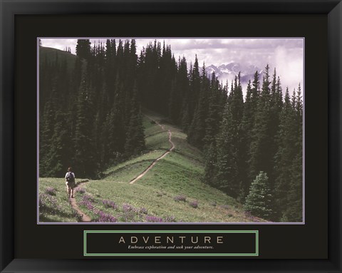 Framed Adventure - Hiker Print