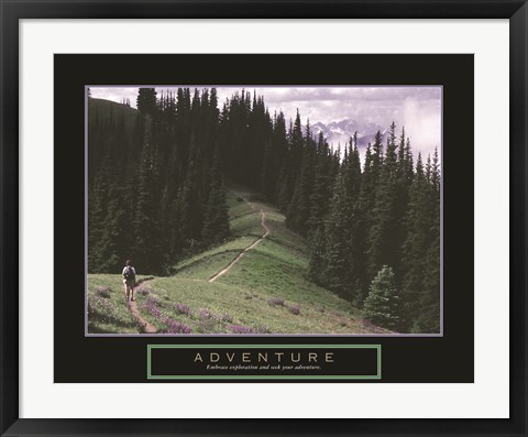 Framed Adventure - Hiker Print