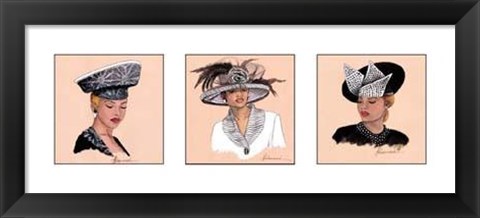 Framed Hattitude In Black Print