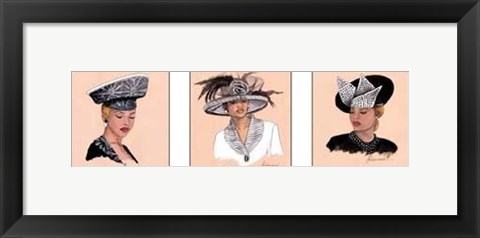 Framed Hattitude In Black Print