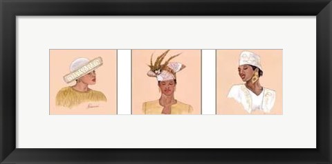 Framed Hattitude In Gold Print