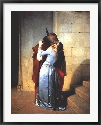 Framed Il Bacio Print