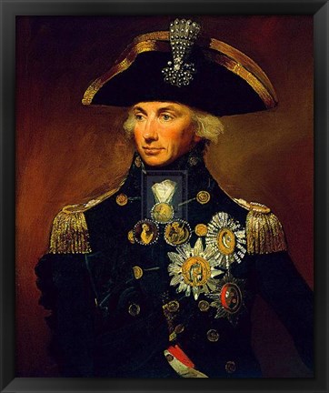 Framed Admiral Sir Horatio Nelson Print