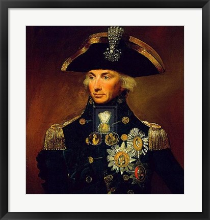 Framed Admiral Sir Horatio Nelson Print