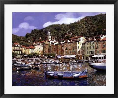 Framed Portofino Print