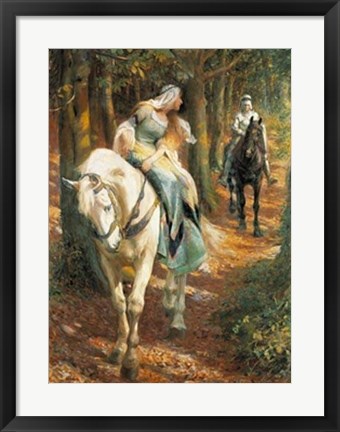 Framed Enid And Geraint Print