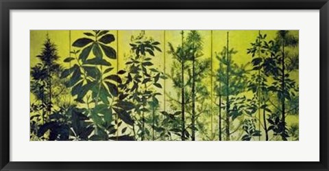 Framed Trees (Early Edo Period 17Th Century Jap Print