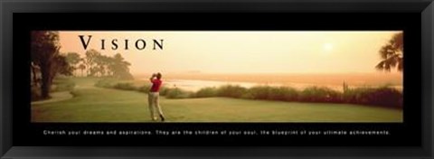 Framed Vision - Golf Print