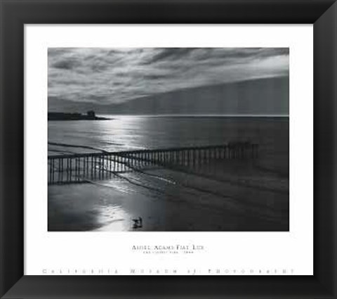 Framed Scripps Pier Print