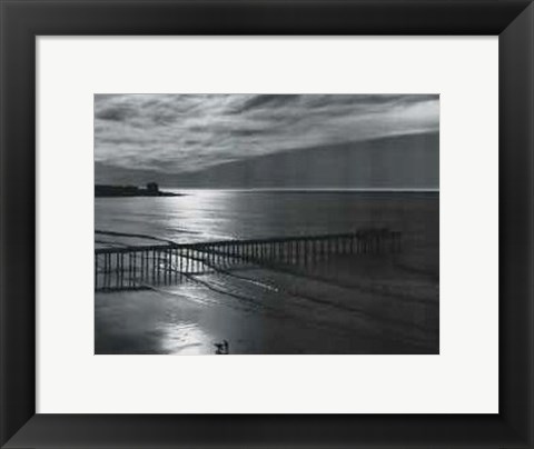 Framed Scripps Pier Print