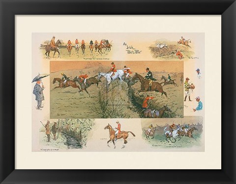 Framed Irish Point to Point Print