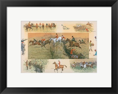 Framed Irish Point to Point Print