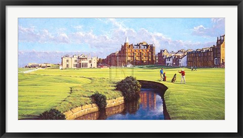 Framed St Andrews - a Panorama Print