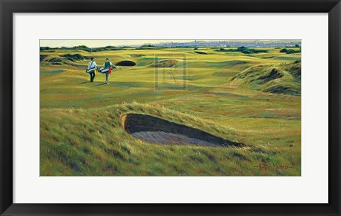 Framed St Andrews 13Th - &#39;Hole O&#39;cross (In)&#39; Print