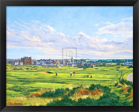 Framed St Andrews 15Th - &#39;Cartgate (In) Print