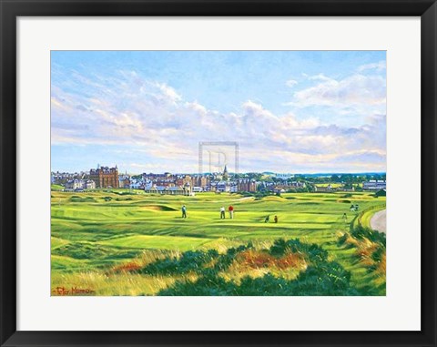 Framed St Andrews 15Th - &#39;Cartgate (In) Print