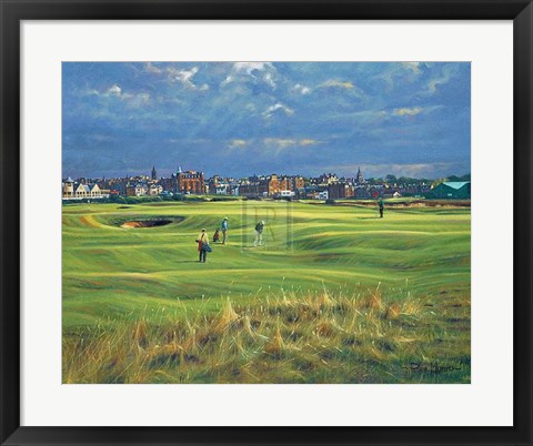 Framed St Andrews 16Th - &#39;Corner of the Dyke&#39; Print