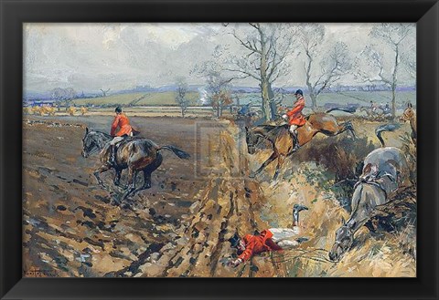 Framed Duke of Rutland&#39;s Hounds Print