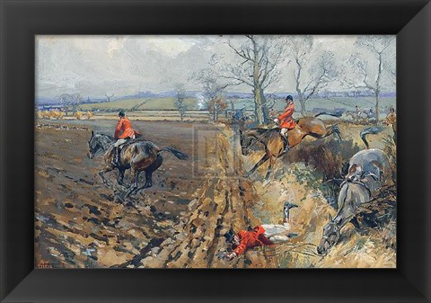 Framed Duke of Rutland&#39;s Hounds Print