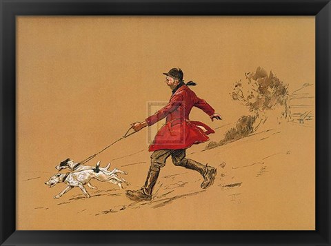 Framed Terrier Man Print