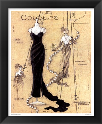 Framed Couture I Print